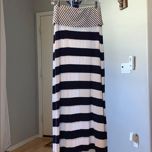 Calvin Klein nautical long skirt